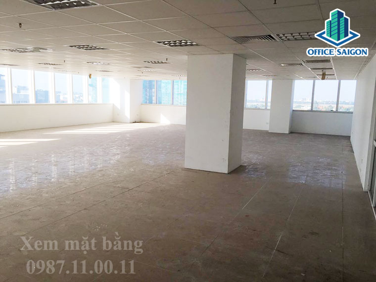 Mặt bằng thực tế tại SCSC building được Office Saigon ghi nhận thực tế