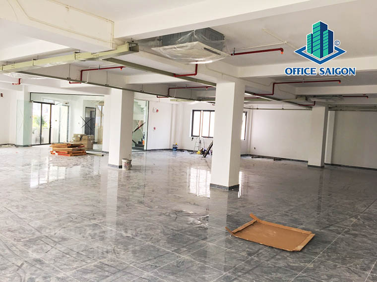 Mặt bằng trống tại tầng trệt văn phòng cho thuê MG An Phú building quận 2