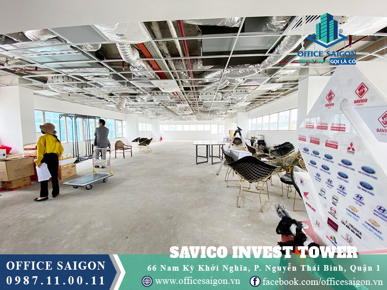 Cho thuê nguyên sàn tầng 5 tại tòa nhà Savico Invest Tower Quận 1