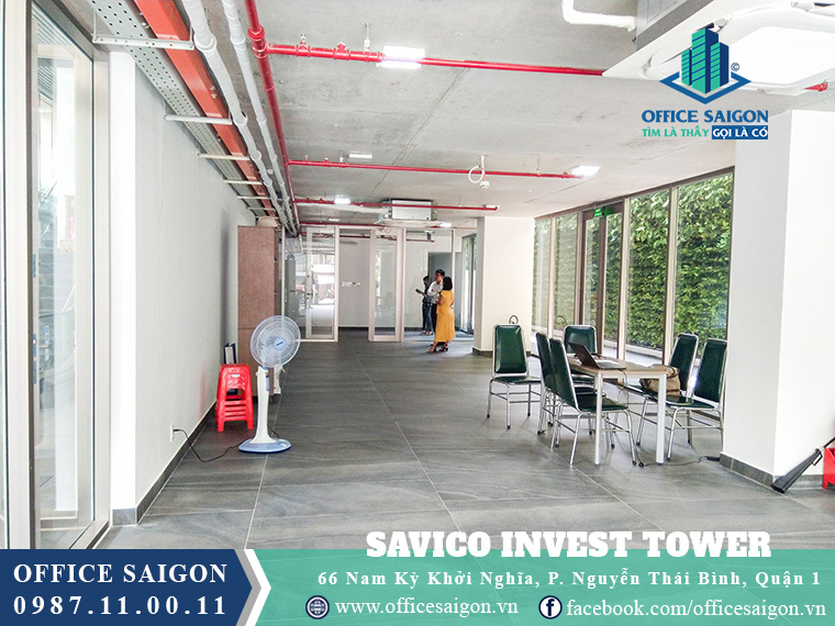 Mặt bằng cho thuê giá tốt tại tòa nhà Savico Invest Tower Quận 1