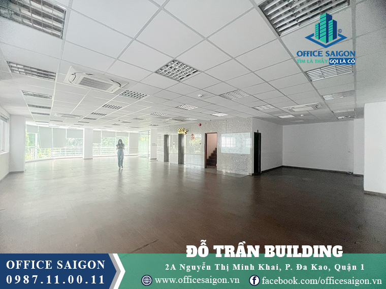 View mặt bằng lầu 8 tại tòa nhà Đỗ Trần building quận 1