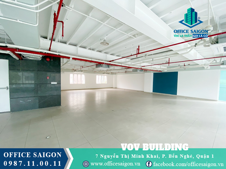 Sàn trống tại tầng 5 VOV Building quận 1 cho thuê