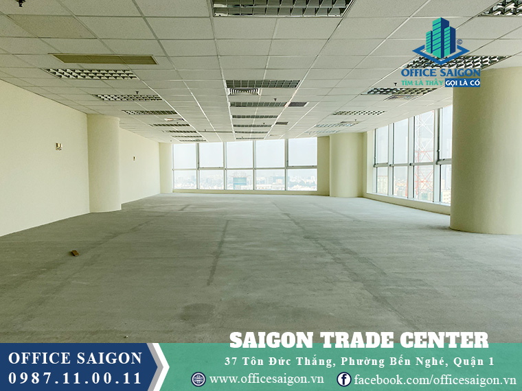 Một góc view khác của diện tích 200m2 tại tòa nhà Saigon Trade Center tower