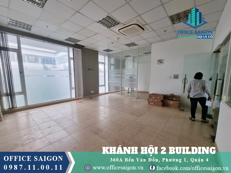 Phòng 35m2 có view được cho thuê giá tốt tại Khánh Hội 2 building