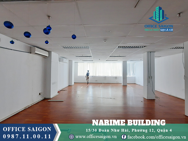 Tòa nhà Narime building là cao ốc cho thuê giá rẻ tại quận 4