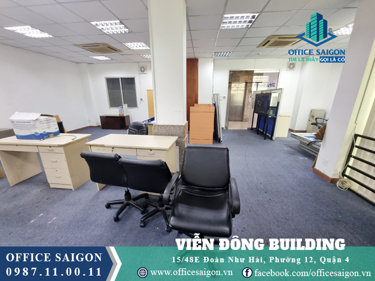 Tòa nhà Viên Đông building là cao ốc giá rẻ tại quận 4