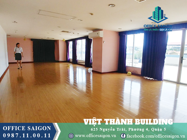 View diện tích 80m2 lầu 6 ở cao ốc Việt Thành building