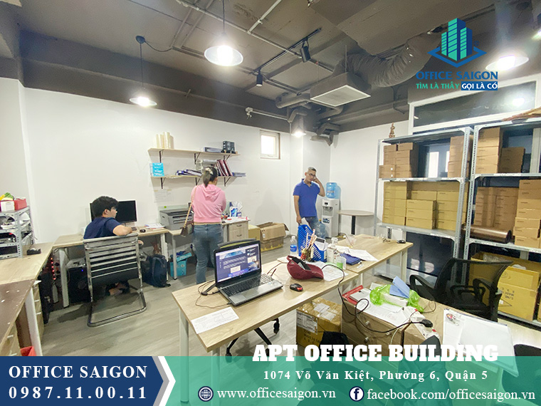 Tổng quan văn phòng cho thuê tại toà nhà APT Office Quận 5