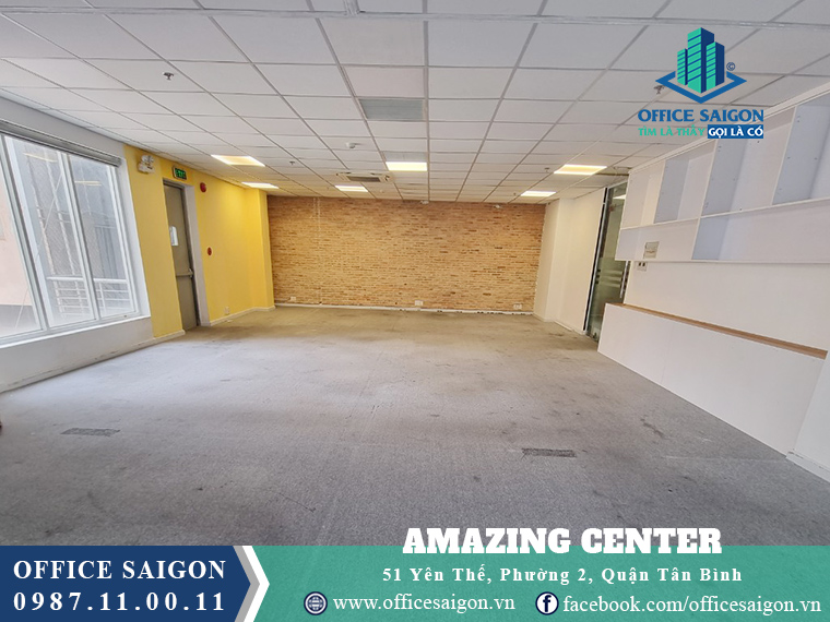 Mặt bằng giá tốt tại tầng 4 văn phòng cho thuê Amazing Centre quận Tân Bình