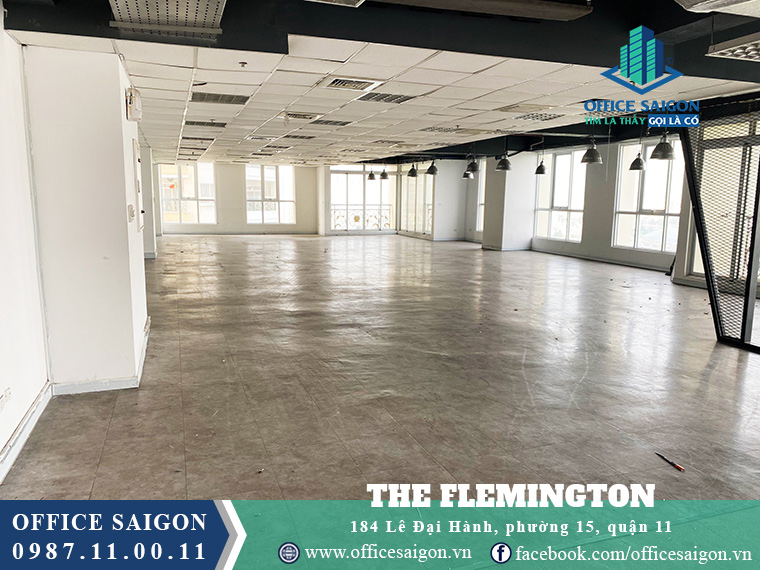 Mặt bằng tầng 8 giá tốt tại văn phòng cho thuê Flemington tower quận 11