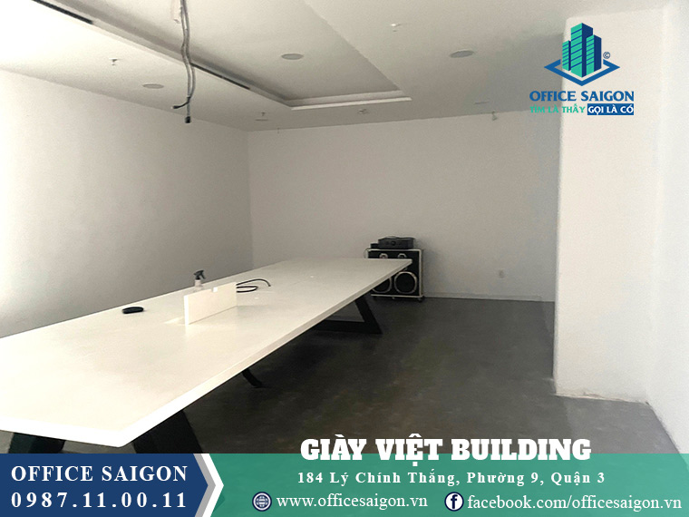 Cho thuê mặt bằng tại tòa nhà văn phòng Giầy Việt Building quận 3