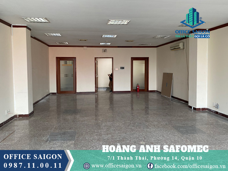 Mặt bằng tại tầng 6 tòa nhà Hoàng Anh Saformect Building quận 10