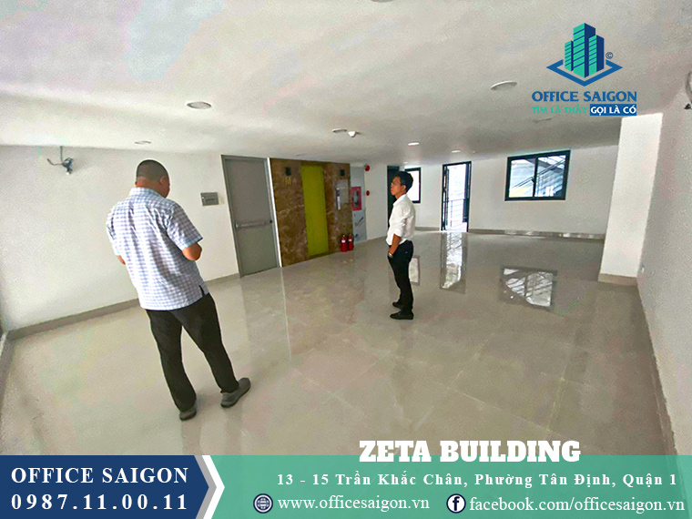 Góc view sàn cho thuê văn phòng toà nhà zeta Zeta Quận 1