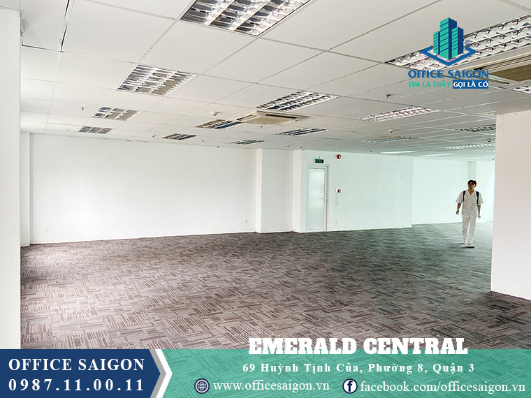 Sàn trống văn phòng cho thuê toà nhà Emerald Central Quận 3