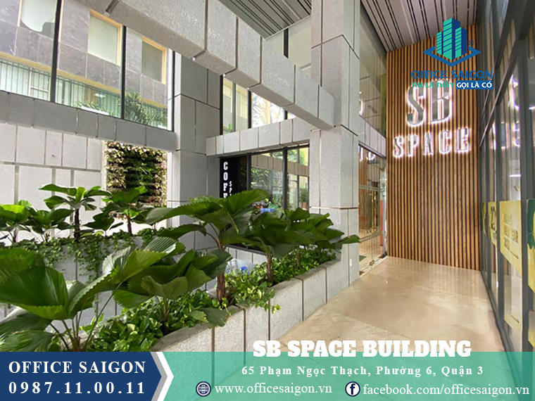 Một góc view cho thuê văn phòng toà nhà SB Space Building Quận 3