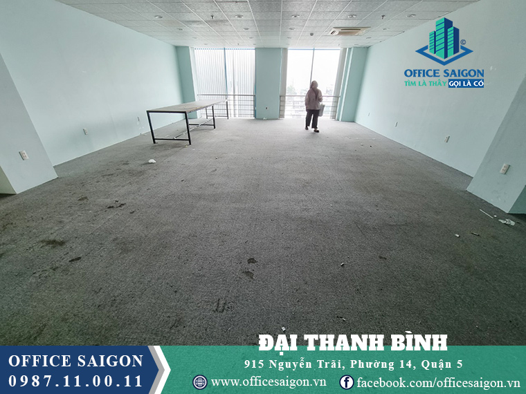 Diện tích sàn trống 65m2 tại Đại Thanh Bình Building đang cho thuê