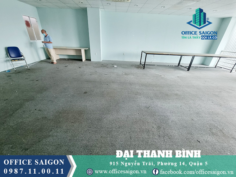 Mặt bằng trống giá tốt tại văn phòng cho thuê toà nhà Đại Thanh Bình Building quận 5