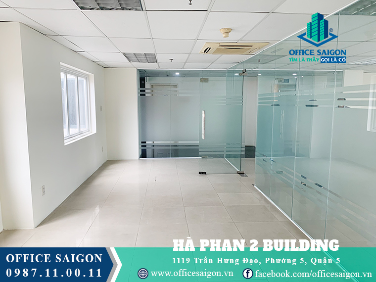 Sàn trống giá tốt tại văn phòng cho thuê Hà Phan 2 Building quận 5