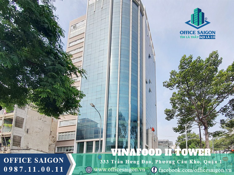 Cao ốc văn phòng cho thuê toà nhà Vinafood 2 Tower Quận 1