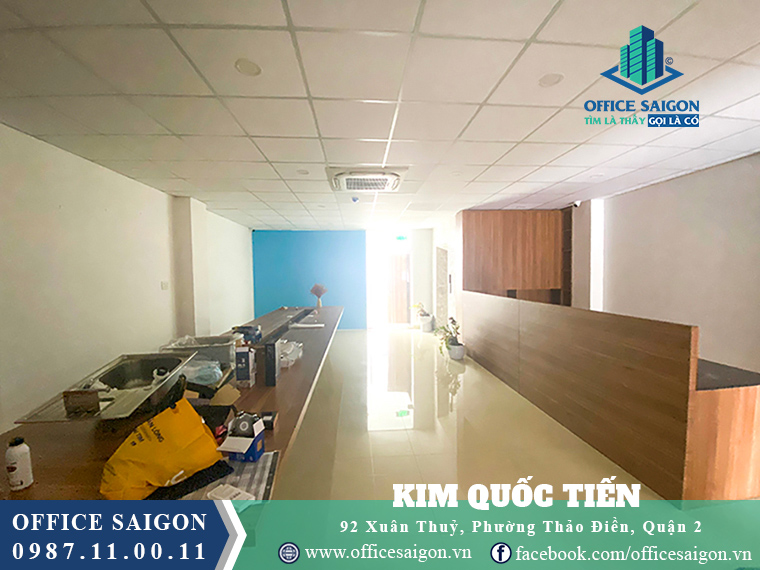 Sàn trống giá tốt tại toà nhà văn phòng cho thuê Kim Quốc Tiến Building Quận 2