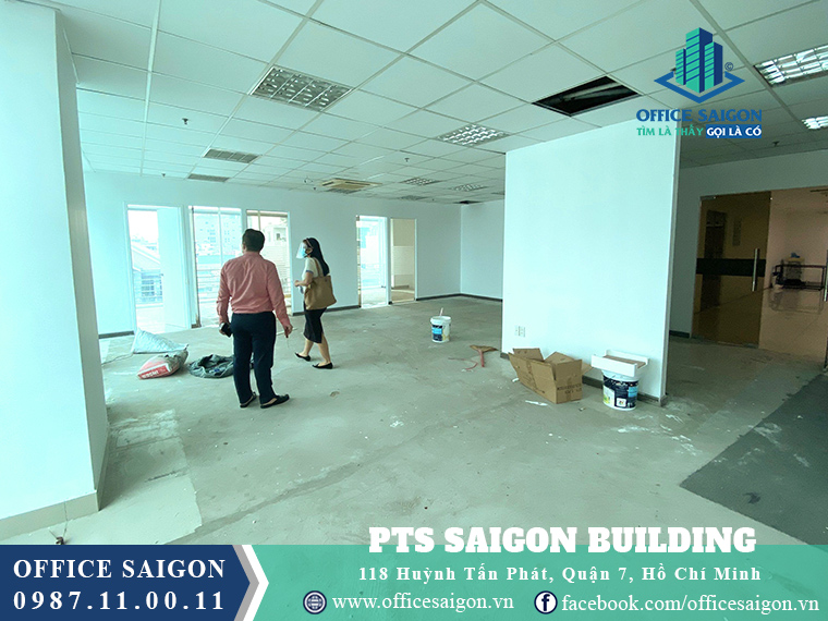 Mặt bằng 121m2 giá tôt toà nhà văn phòng cho thuê PLS Saigon Building Quận 7