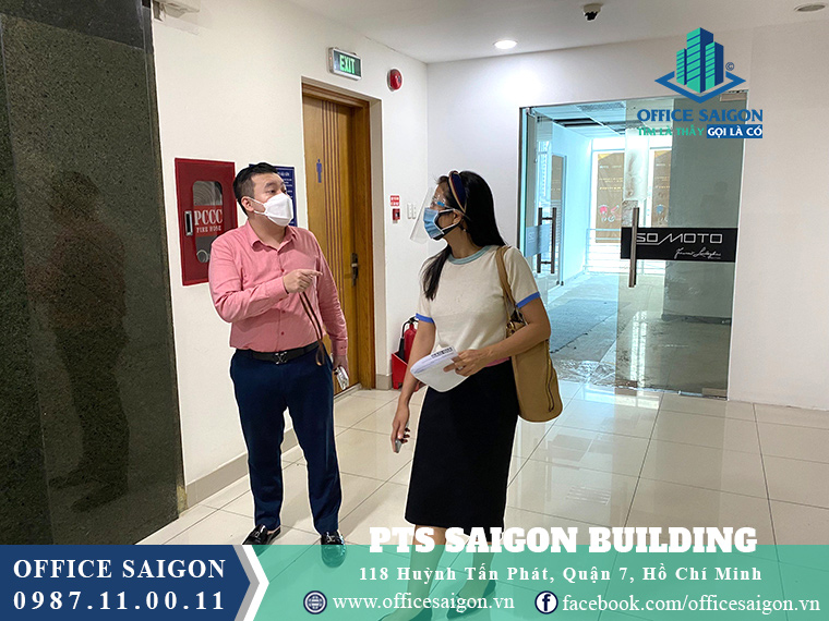 Quản lý toà nhà PLS Saigon Building Quận 7 hỗ trợ khách