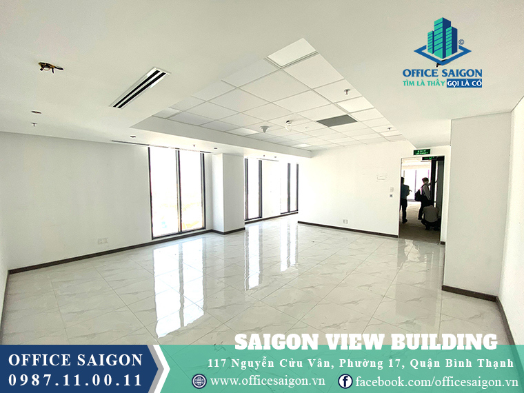 Diện tích 147m2 tầng 8 tại văn phòng cho thuê toà nhà Saigon View Building Quận Bình Thạnh