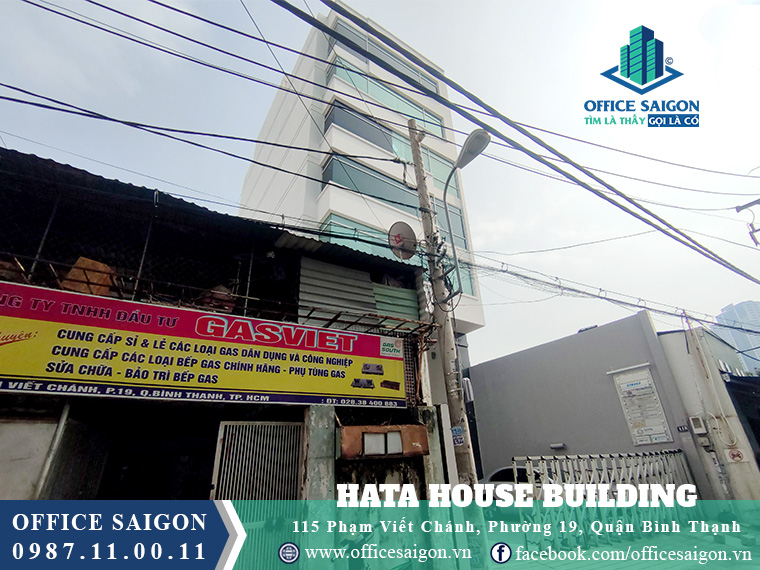 Cao ốc văn phòng cho thuê toà nhà Hata House Quận Bình Thạnh