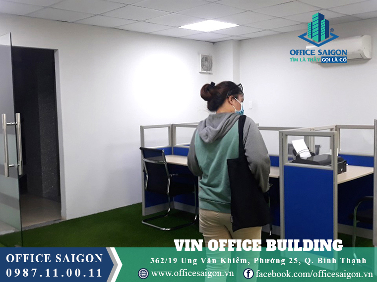 Hỗ trợ xem sàn văn phòng cho thuê toà nhà Vin Office Building Quận Bình Thạnh