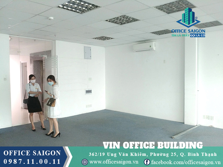 Quản lý hỗ trợ xem sàn tại toà nhà Vin Office Building Quận Bình Thạnh