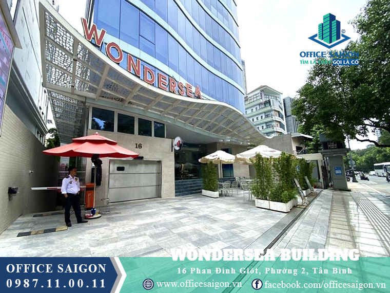 Lối vào văn phòng cho thuê toà nhà Wondersea Building Quận Tân Bình