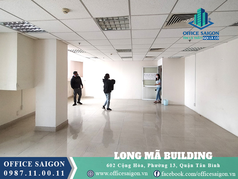 Diện tích cho thuê giá tốt tại toà nhà văn phòng cho thuê Long Mã Building Quận Tân Bình