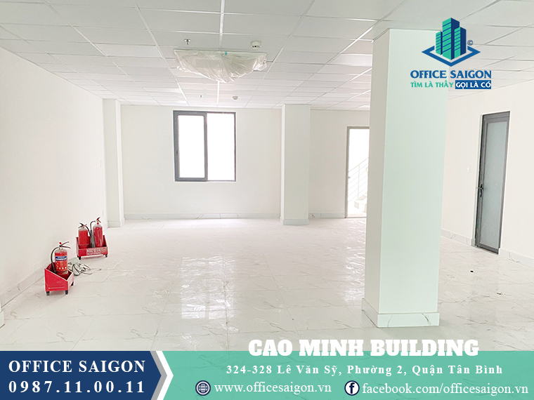 Mặt bằng giá tốt tại văn phòng cho thuê Cao Minh building quận Tân Bình