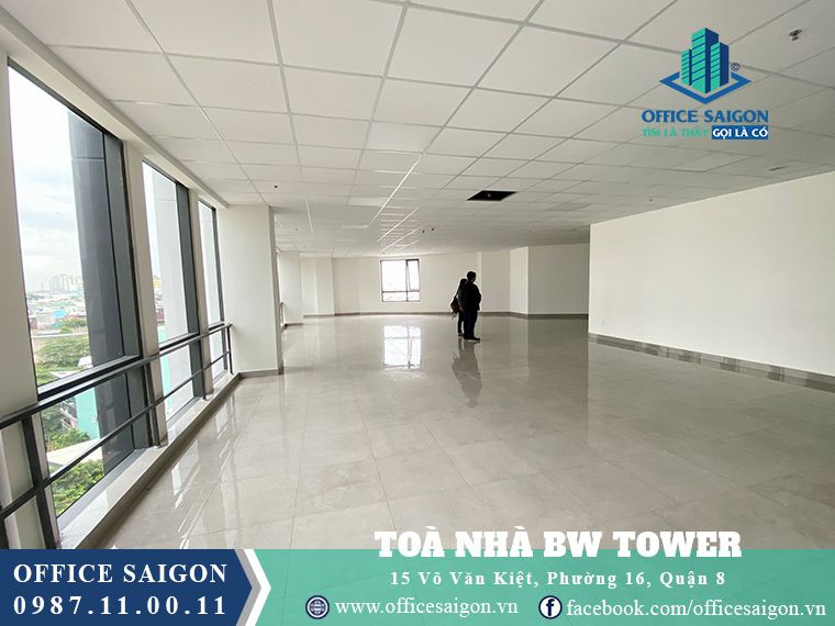 Tổng quan văn phòng cho thuê tại toà nhà BW Tower Quận 8