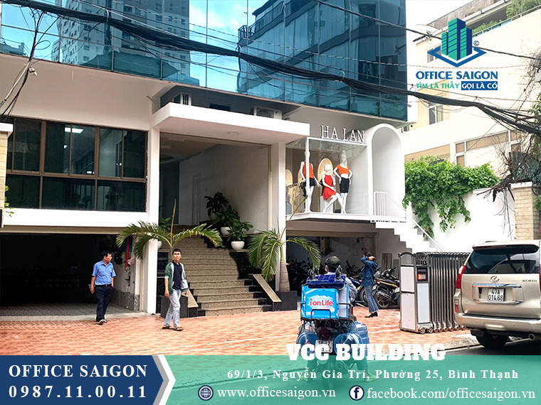 Lối vào văn phòng cho thuê toà nhà VCC Building Quận Bình Thạnh