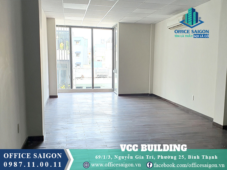 Mặt bằng trống giá tốt văn phòng cho thuê toà nhà VCC Building Quận Bình Thạnh