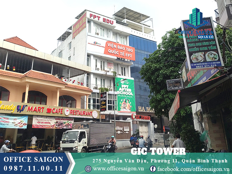 Toà nhà Gic Tower Nguyễn Văn Đậu văn phòng cho thuê Quận Bình Thạnh