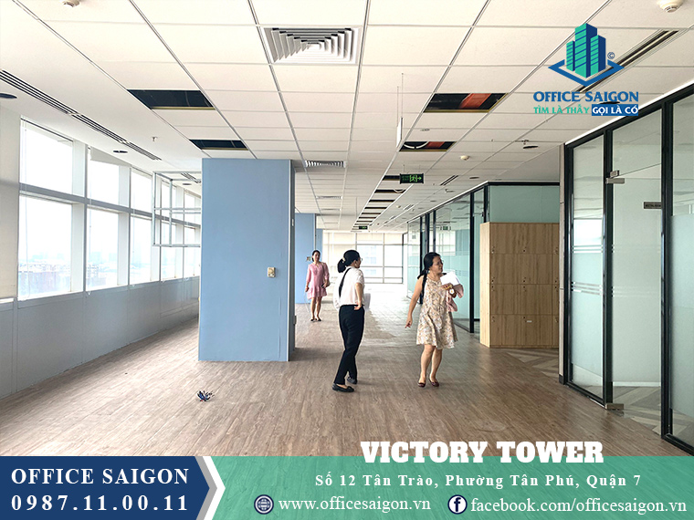 Sàn trống giá tốt toà nhà văn phòng cho thuê Victory Tower quận 7