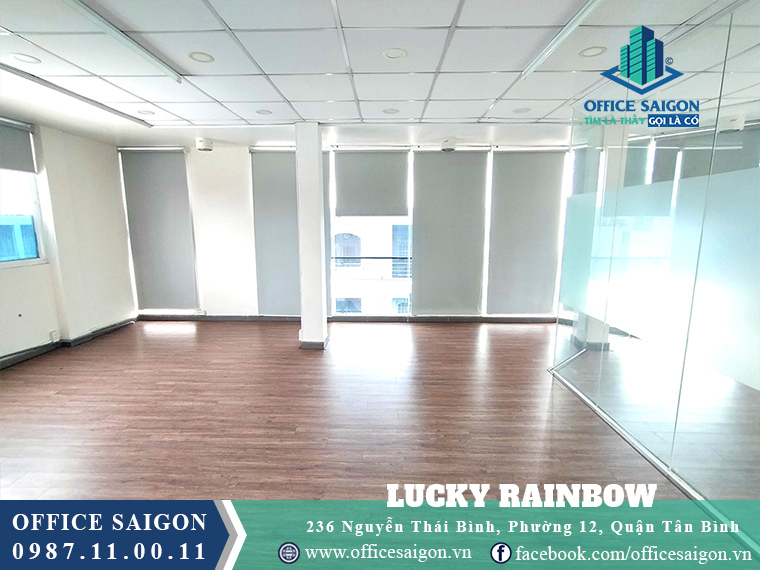 Mặt bằng 70m2 tại tầng 5 văn phòng cho thuê Lucky Rainbow building quận Tân Bình