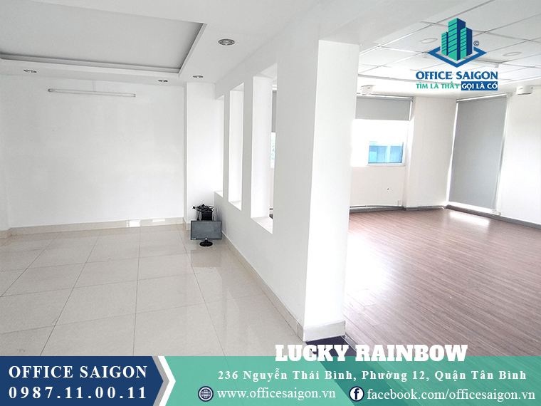 Sàn trống giá tốt văn phòng cho thuê Lucky Rainbow building quận Tân Bình