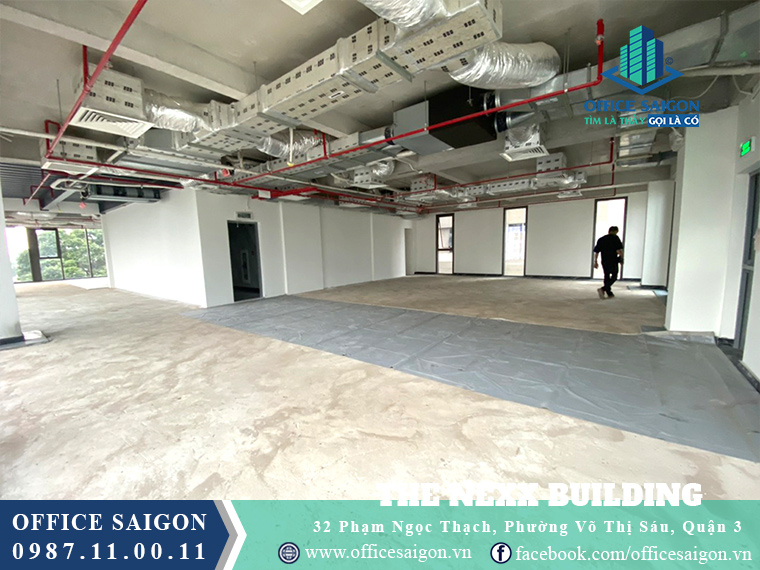 Sàn trống 285m2 lầu 7 văn phòng cho thuê The Nexx Building quận 3