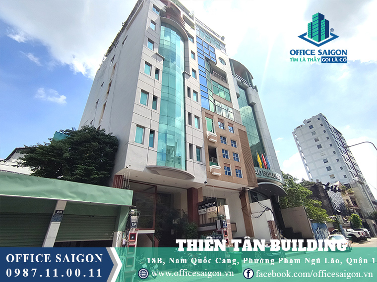 Toà nhà Thiên Tân Building văn phòng cho thuê quận 1