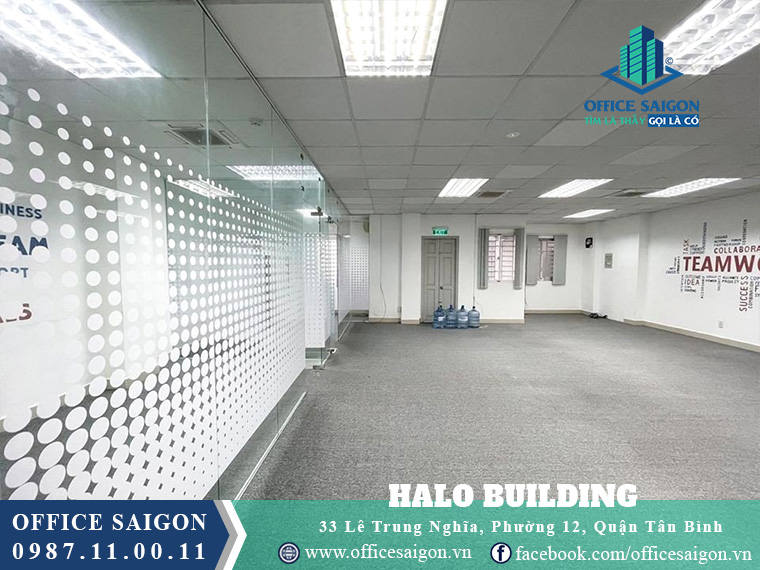 View sàn trống giá tốt Halo Building Lê Trung Nghĩa văn phòng cho thuê quận Tân Bình