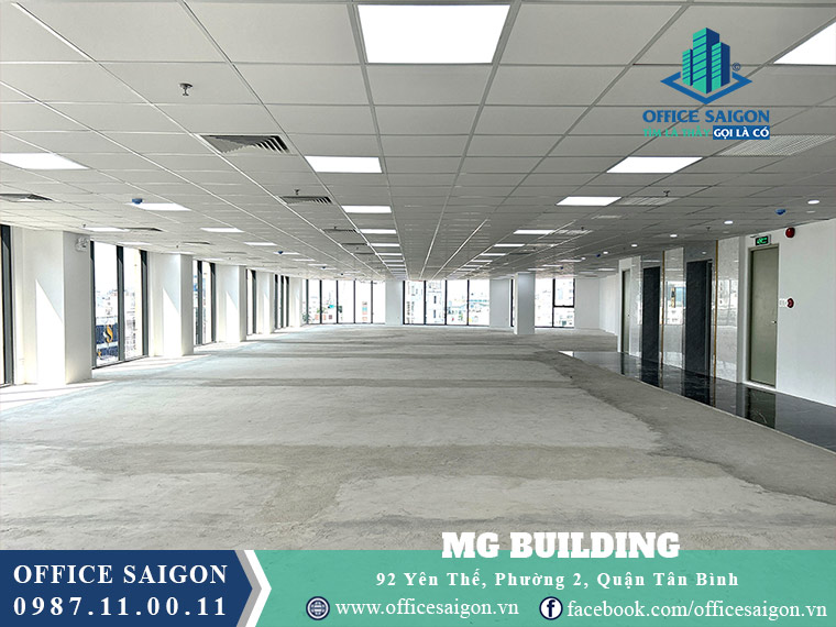 Mặt bằng giá tốt toà nhà MG Building 92 Yên Thế VP quận Tân Bình