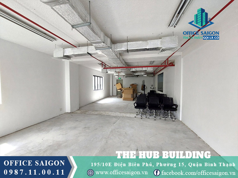 Sàn trống tại The Hub building quận Bình Thạnh