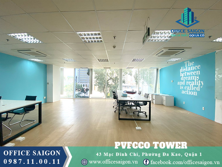 Mặt bằng tòa nhà PVFCco Tower đường Mạc Đỉnh Chi