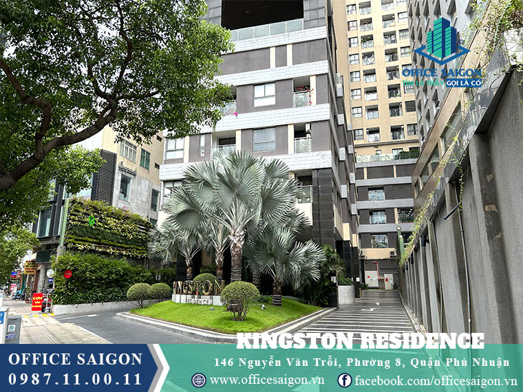 Lối vào toà nhà Kingston Residence quận văn phòng cho thuê quận Phú Nhuận