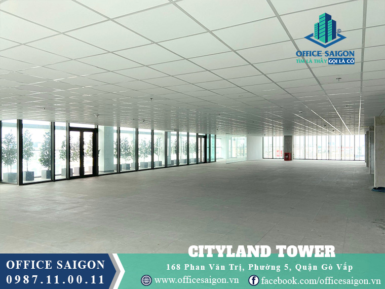 Diện tích cho thuê toà nhà CityLand Tower quận Gò Vấp