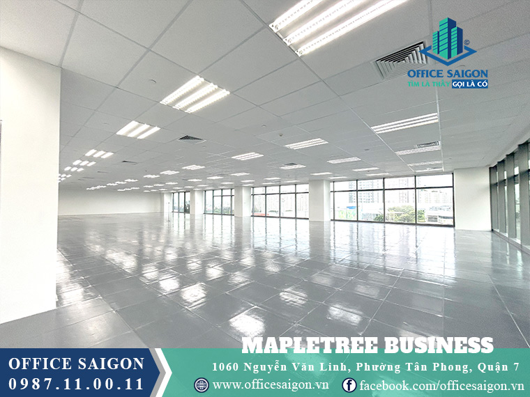 Diện tích cho thuê Mapletree Business Center quận 7