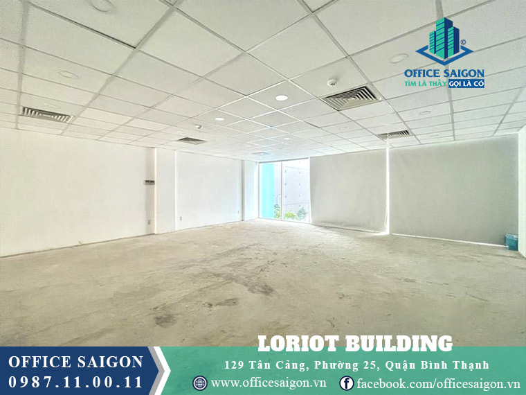 Sàn trống toà nhà Loriot Building quận Bình Thạnh